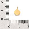 Ion Plating(IP) 304 Stainless Steel Pendants STAS-P379-14B-G-3