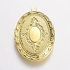 Brass Locket Pendants KK-N0116-054G-1