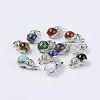 Natural & Synthetic Mixed Stone Pendants G-P350-A-1