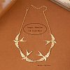 Alloy Link Chain Necklaces WG26FD1-01-1