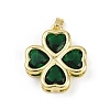 Brass Glass Pendants KK-R226-05G-03-1