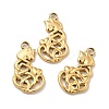 Ion Plating(IP) 201 Stainless Steel Pendants LS-STAS-P312-01G-4