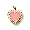 304 Stainless Steel Enamel Charms STAS-R153-08G-01-1