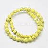 Natural Howlite Beads G-G904-8mm-05-1