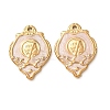 304 Stainless Steel Enamel Pendants SA-CBAD609-10G-01-1