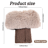 Acrylic Fiber Woolen Yarn Socks Leg Cover AJEW-WH20018-149A-2