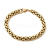 304 Stainless Steel Box Chian Bracelets for Women Men BJEW-K305-13G-4