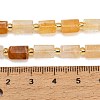 Natural Yellow Hematoid Quartz/Golden Healer Quartz Beads Strands GG-CBA5B6F-E03-01-4