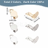 30Pcs 3 Colors 304 Stainless Steel Clip on Earring Pads STAS-SC0004-27-2