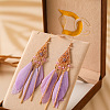 Rhombus Alloy Rhinestone Chandelier Earrings FS-WGCB5E2-11-1