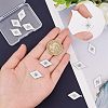 10Pcs 304 Stainless Steel Pendants STAS-NB0001-28-5