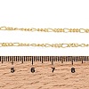 Brass Figaro Chain Necklaces for Women NJEW-B157-02G-5