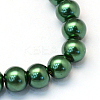 Baking Painted Pearlized Glass Pearl Round Bead Strands X-HY-Q003-4mm-75-2