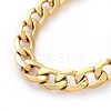 Men's 304 Stainless Steel Curb Chain Bracelets BJEW-G618-02G-3