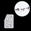 Dog & Rabbit Shape No Touch Door Opener Food Grade Silicone Molds DIY-K025-15-1