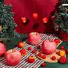 34Pcs 3 Style Plastic Imitation Apple AJEW-PH0011-35-5