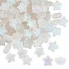 100Pcs Spray Painted Glass Beads GLAA-HY0001-40-1