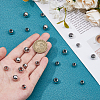 120Pcs 2 Styles 304 Stainless Steel European Beads FIND-HS0001-23-3