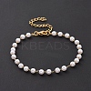 Round Plastic Imitation Pearl Beaded Bracelets BJEW-E054-08G-2