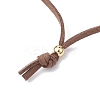 Crystal Holder Cage Necklaces NJEW-JN04586-03-8