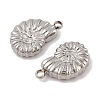 Anti-Tarnish 304 Stainless Steel Pendants STAS-S131-14P-2