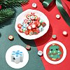 50Pcs 10 Styles Christmas Theme Handmade Polymer Clay Beads CLAY-YW0002-02-3