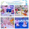 12Pcs 4 Styles Mermaid Resin Display Decorations DJEW-GA0001-45-6