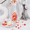 150Pcs 4 Styles ABS Plastic Imitation Pearl Beads OACR-SP0001-68-3