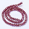 Electroplate Glass Beads Strands LS-EGLA-A034-P4mm-B04-2
