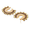 PVD Vacuum Plating 304 Stainless Steel Earrings STAS-D058-03G-02-2