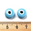 Opaque Printed Acrylic Beads OACR-G038-04E-3