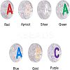 Plating Transparent Acrylic Beads MACR-CA0001-01-4