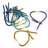 8Pcs 8 Colors Braided Nylon Cord Bracelet Making MAK-TA0001-28-2