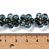 Handmade Dichroic Foil Glass Beads Strands DICH-U001-04E-4