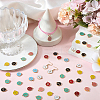 7 Bags 7 Colors Initial Letter A~Z Alphabet Enamel Charms ENAM-SC0007-24-4