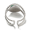 304 Stainless Steel Open Cuff Rings RJEW-C079-10P-4