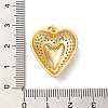 Mother's Day Brass Micro Pave Clear Cubic Zirconia Pendants FIND-Z041-20E-3