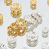 720Pcs 3 Style 2 Colors Iron Rhinestone Spacer Beads IFIN-NB0001-39-4