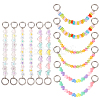 1 Set Flower & Heart & Bear & Star Transparent Acrylic Beaded Shoe Chains FIND-PH0009-97-1