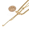 Ion Plating(IP) 304 Stainless Steel Chain Necklaces NJEW-M078-14G-5
