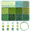 DIY Round Glass Seed Beads Bracelets Jewelry Making Kits DIY-YW0010-35-1
