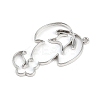 Zinc Alloy Open Back Bezel Pendants PALLOY-D580-05P-B-2