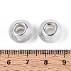 Transparent Resin Rondelle European Beads LS-RESI-N044-02L-3