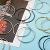 Stainless Steel Hoop Earrings STAS-TA0001-17-5