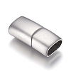 Tarnish Resistant 304 Stainless Steel Magnetic Clasps with Glue-in Ends LS-STAS-G101-44P-1