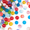 280Pcs 14 Colors Transparent Glass Beads Strands GLAA-TA0012-34-3