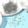 Tarnish Resistant 304 Stainless Steel Open Jump Rings X-STAS-M008-04A-6