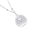 Glass Round Window Hanging Suncatchers HJEW-JM04522-02-2