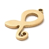 Ion Plating(IP) 304 Stainless Steel Pendants STAS-E199-11G-2