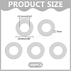 100Pcs Aluminum Linking Rings FIND-WR0001-50-2